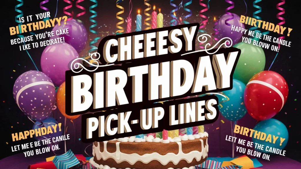 Cheesy Birthday Pick-Up Lines