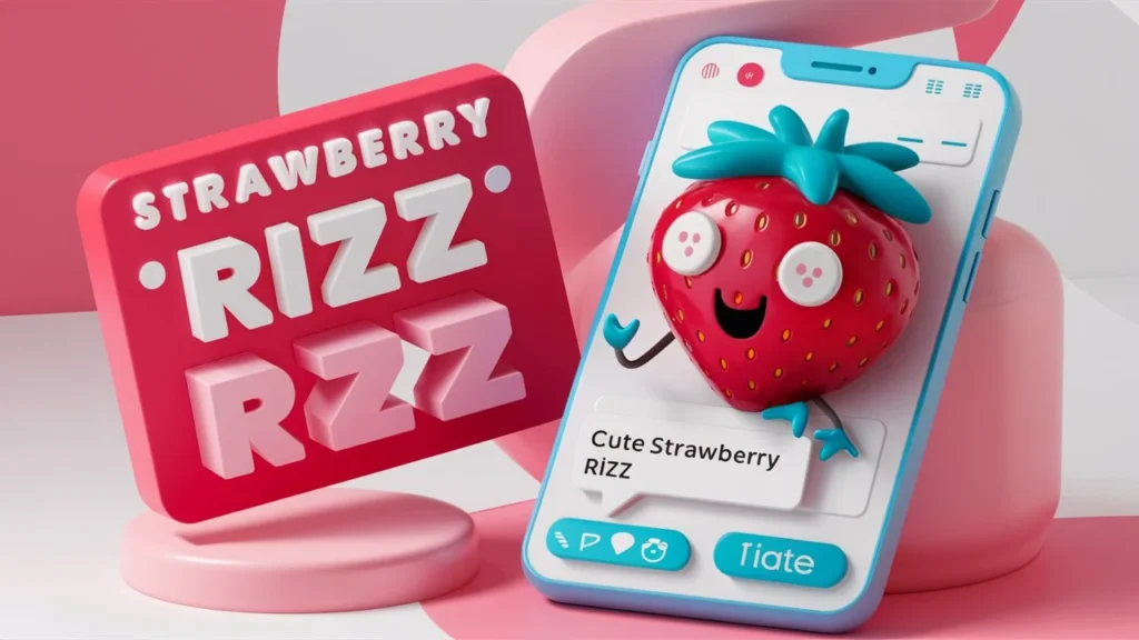 Cute Strawberry Rizz for Text Messages