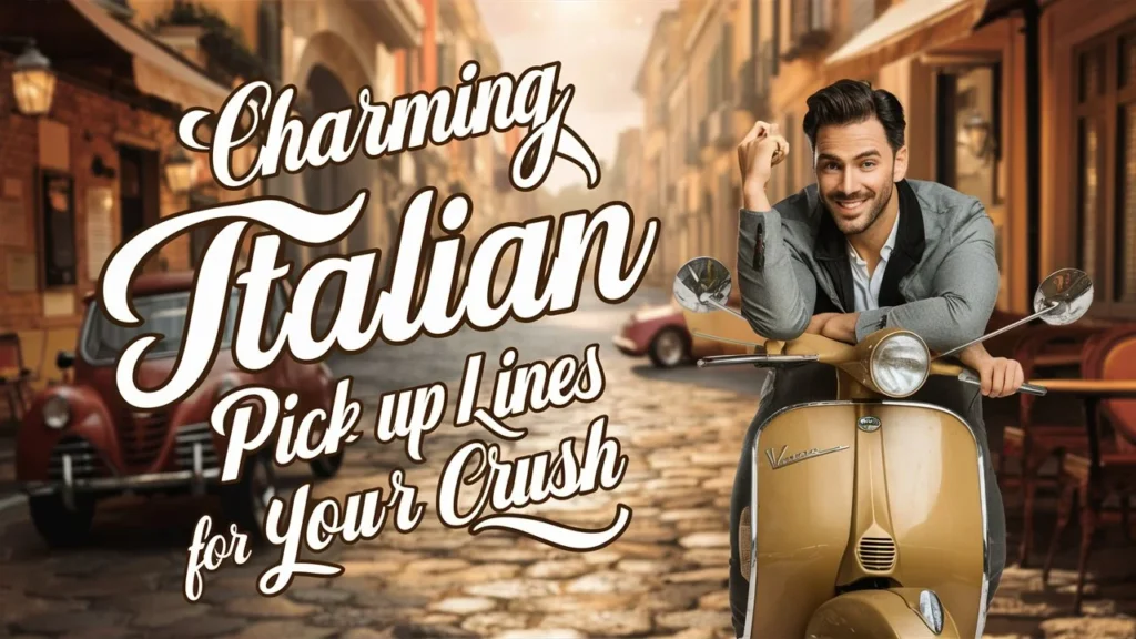 Charming Italian Pick Up Lines for Your Crush