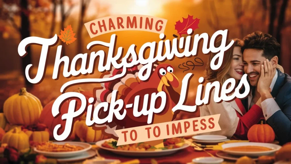 Charming Thanksgiving Pick-Up Lines to Impress