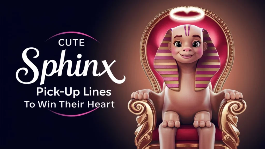 Cute Sphinx Pick-Up Lines to Win Their Heart