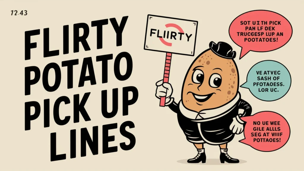 Flirty Potato Pick Up Lines