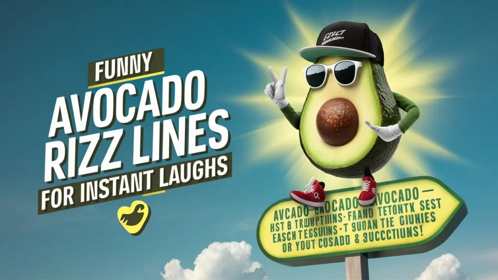  Funny Avocado Rizz Lines for Instant Laughs 😄🥑