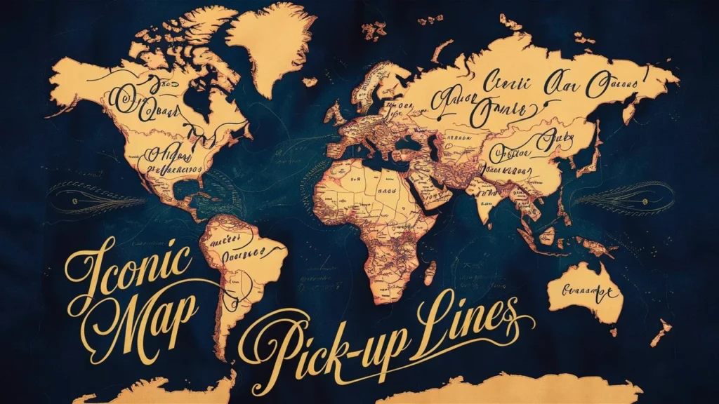 Iconic Map Pick-Up Lines