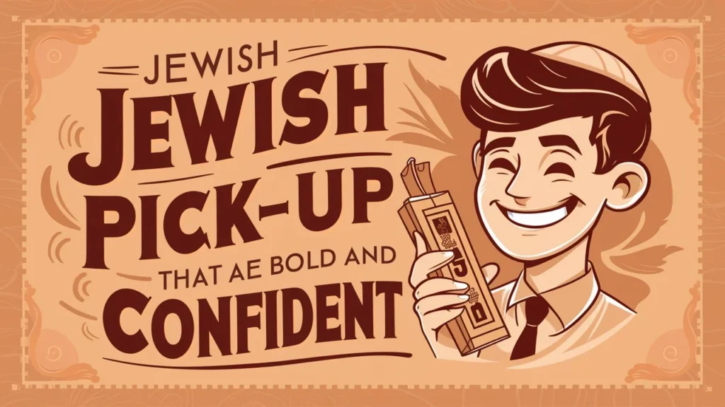 Jewish Pick Up Lines That Are Bold and Confident