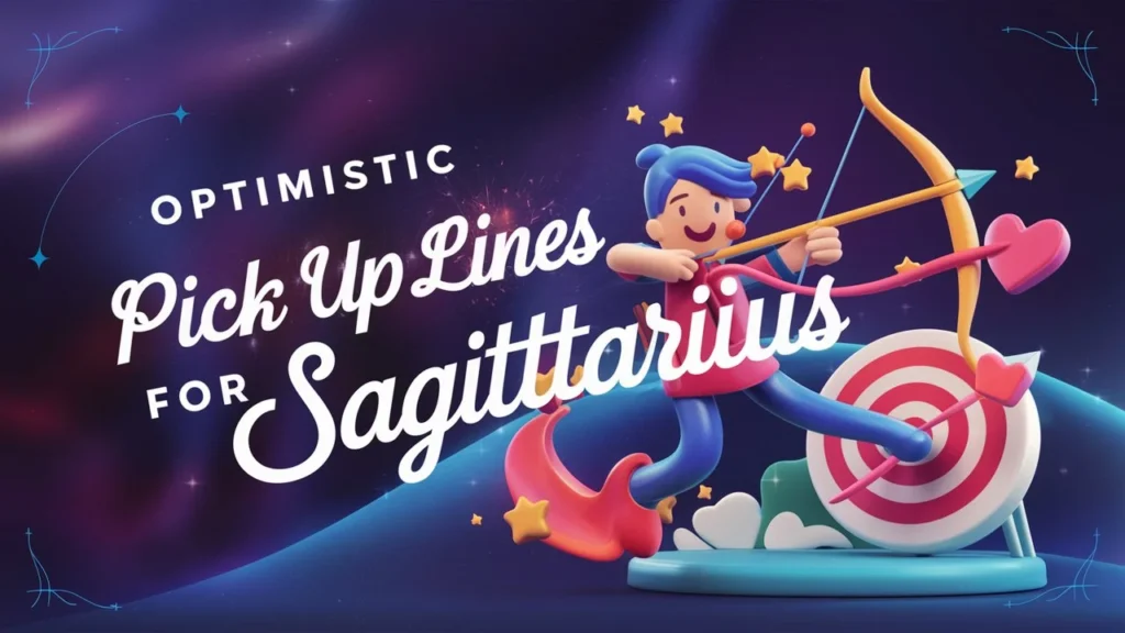 Optimistic Pick Up Lines for Sagittarius