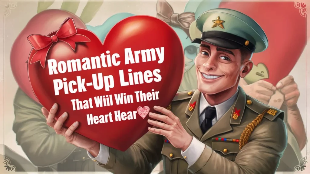 Romantic Army Pick-Up Lines That Will Win Their Heart