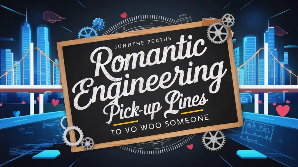 Romantic Engineering Pick-Up Lines to Woo Someone