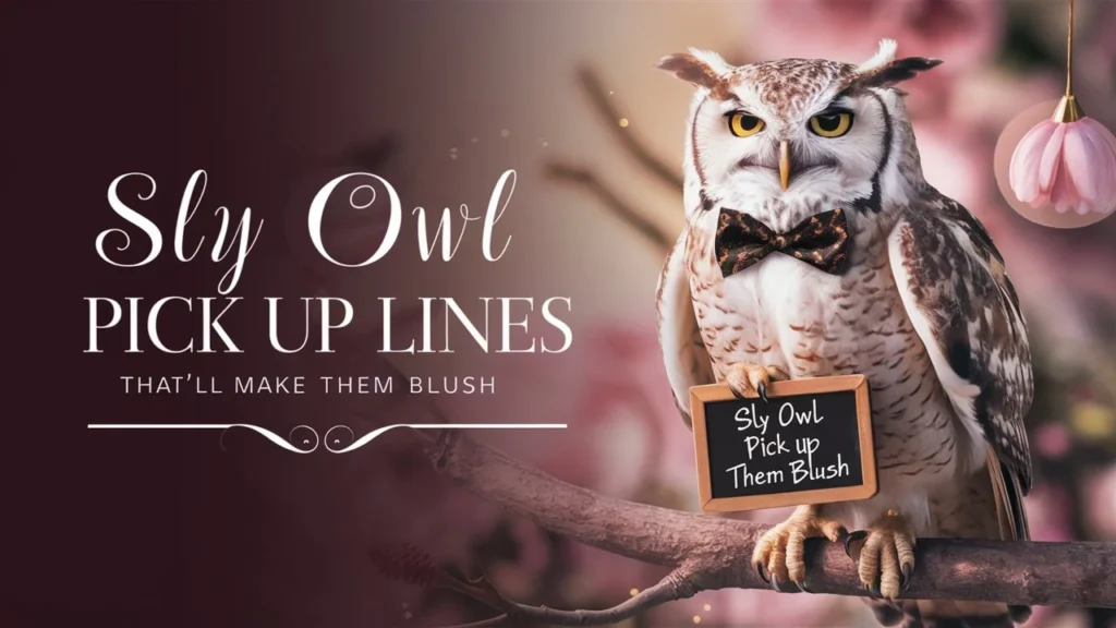 Sly Owl Pick Up Lines That’ll Make Them Blush