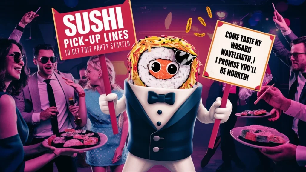 Sushi Pick-Up Lines to Get the Party Started