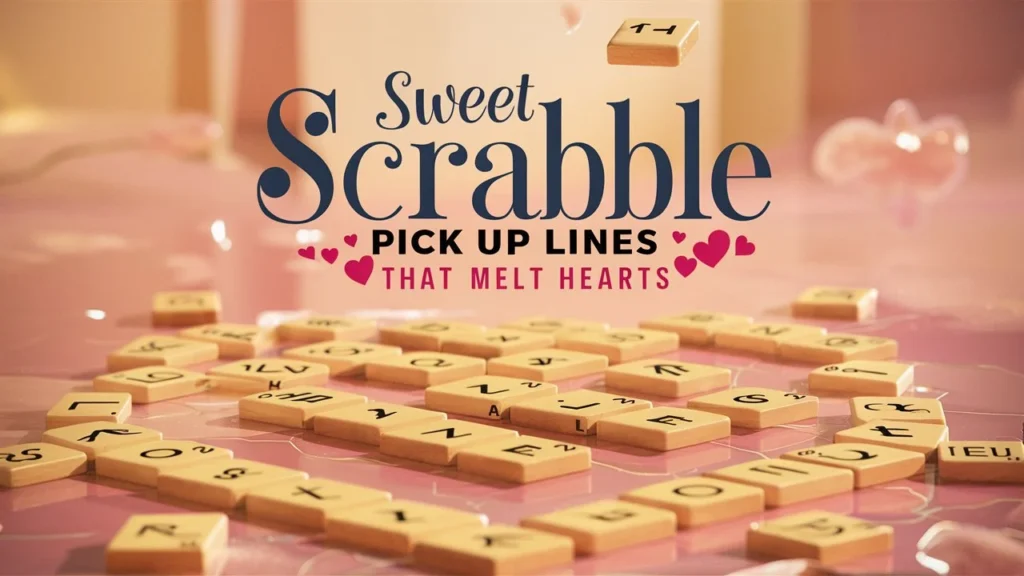 Sweet Scrabble Pick Up Lines That Melt Hearts