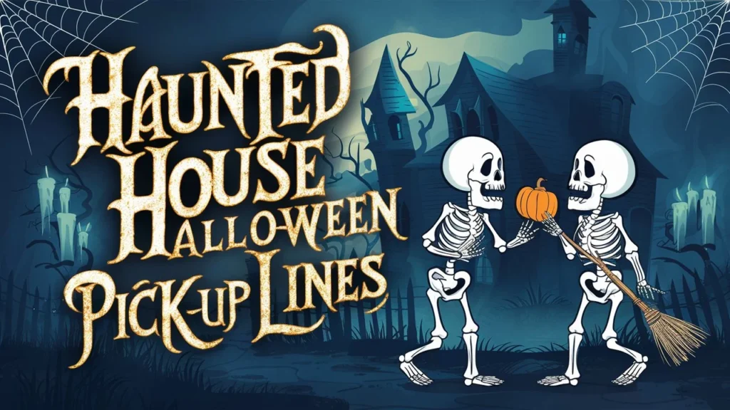 Haunted House Halloween Pick-Up Lines